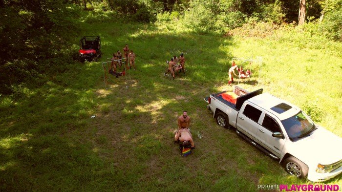 Boys Of Summer Gay Porn Drone Footage Bareback Orgy Private Playground