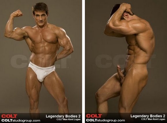 bodybuilder gay porn star Kent Logan COLT MEN