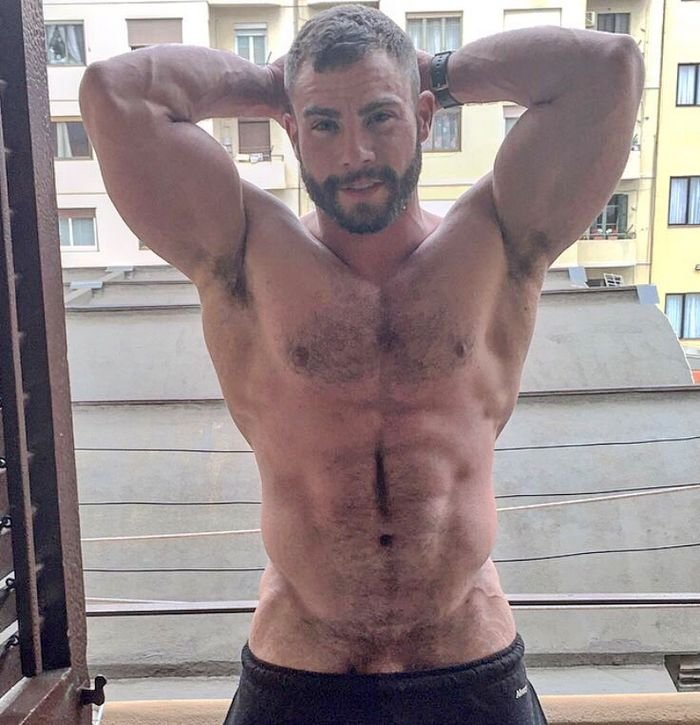 Diego Reyes Gay Porn Star Muscle Hunk Hairy