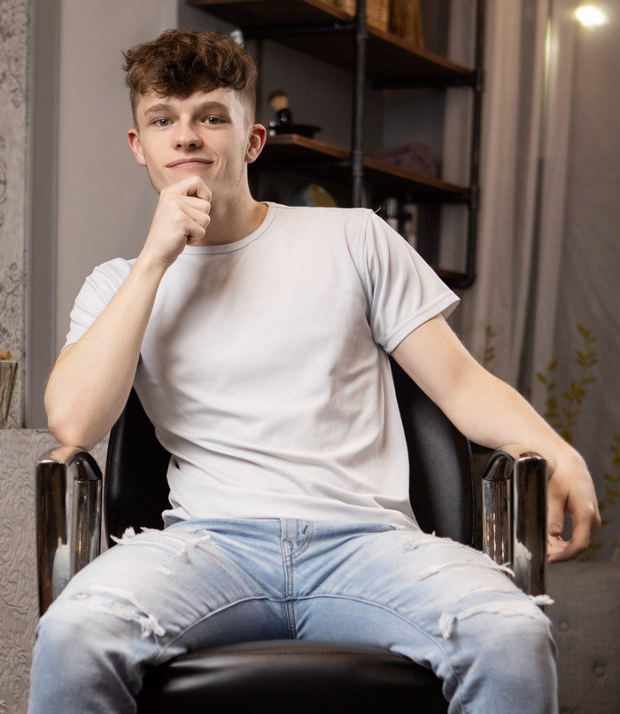 Jake Preston Gay Porn Star Twink The Barbers Cape