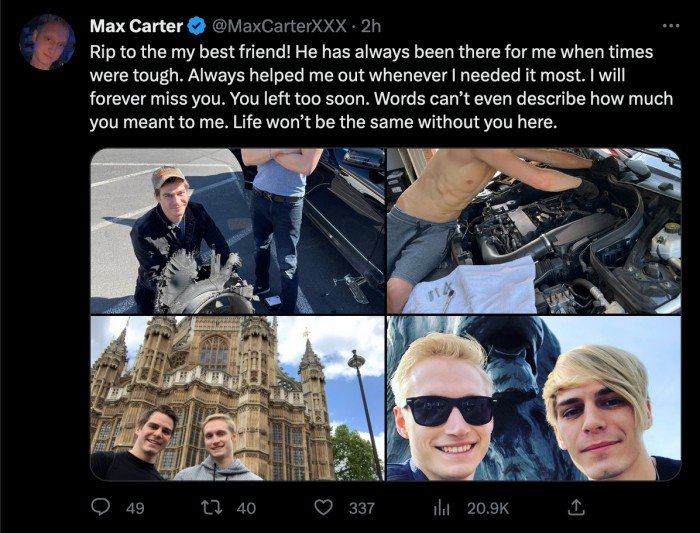 Kyle Ross RIP Max Carter