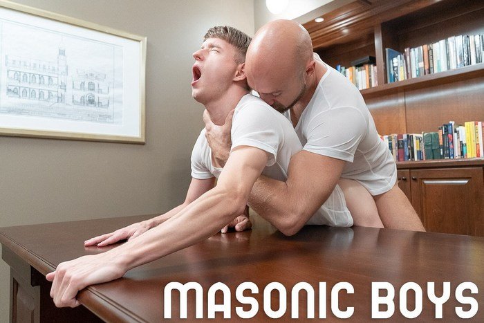 Noah White Gay Porn Adam Snow Big Cock MasonicBoys 